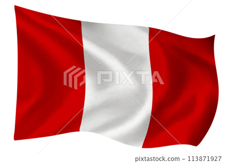 秘魯國旗世界圖標 秘魯國旗世界圖標 113871927