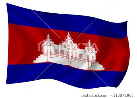 柬埔寨國旗世界圖標 113871965