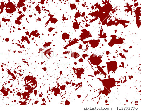 Ink material: Red ink splatter, repeated up and down 113873770