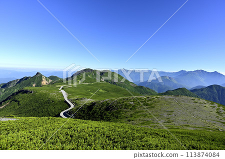 Morning scenery of Norikura Oguro (Photo taken at Norikura, Mount Oguro) 113874084