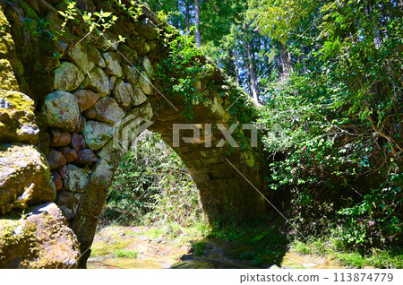 Takigahara Arch Stone Bridges, East Entrance Bridge, Komatsu City Takigahara Arch Stone Bridges, East Entrance Bridge, Komatsu City 113874779