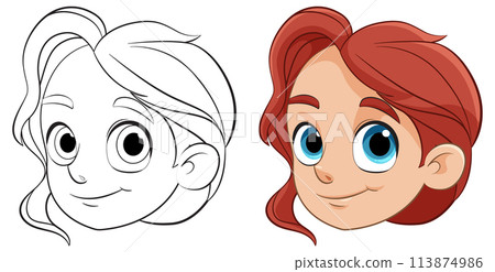 From Sketch to Colorful Character Illustration From Sketch to Colorful Character Illustration 113874986