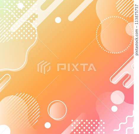 Background material_Memphis pattern Background material_Memphis pattern 113875757