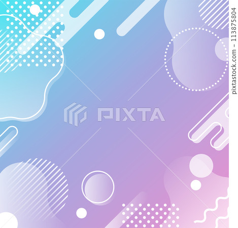 Background material_Memphis pattern Background material_Memphis pattern 113875804