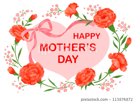 Mother's Day card illustration Mother's Day card illustration 113876872