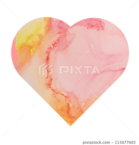 Beautiful and cute watercolor hearts Beautiful and cute watercolor hearts 113877685