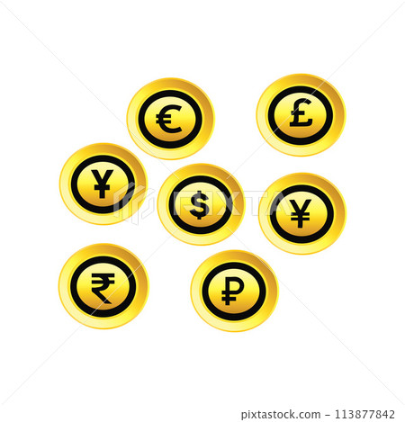 us uk russia japan india china europa currency  us uk russia japan india china europa currency  113877842