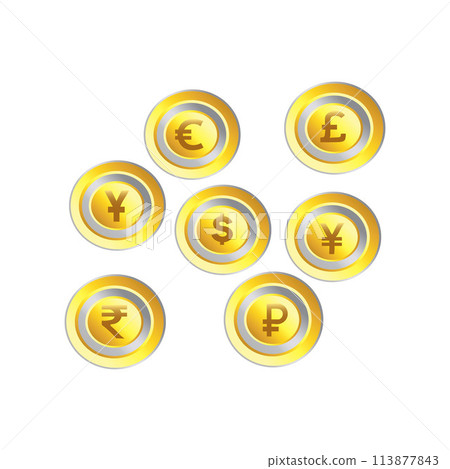us uk russia japan india china europa currency  us uk russia japan india china europa currency  113877843