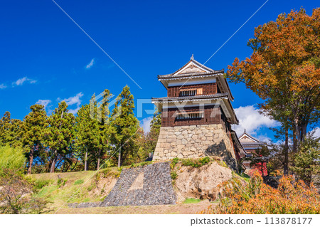 《長野縣》上田城跡公園南塔秋葉 113878177