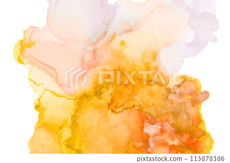 Watercolor-style background material Watercolor-style background material 113878386