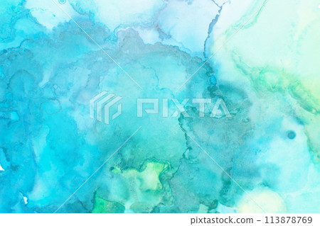 Watercolor-style background material 113878769