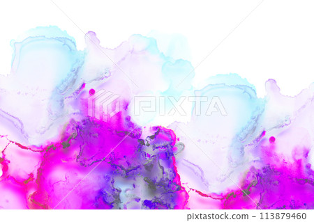 Watercolor-style background material Watercolor-style background material 113879460