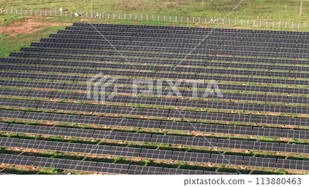 solar energy plant in rural area solar energy plant in rural area 113880463