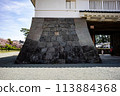 Odawara scenery: Odawara Castle stone walls 113884368