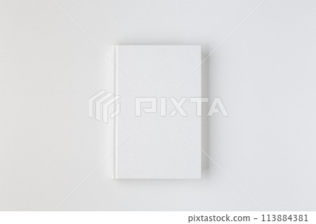 Reading book with a white cover Reading book with a white cover 113884381