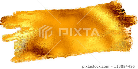 Luxe Gold Brush Stroke Luxe Gold Brush Stroke 113884456
