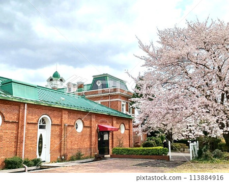 Ushiku Chateau in Spring, a Nationally Designated Important Cultural Property 113884916