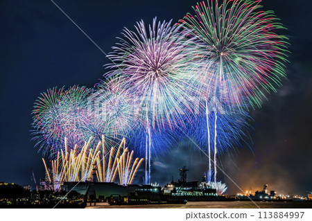 Yokohama Minato Mirai Summer Fireworks Yokohama Minato Mirai Summer Fireworks 113884997