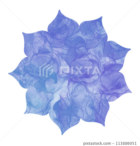 Flower sticker Flower sticker 113886051