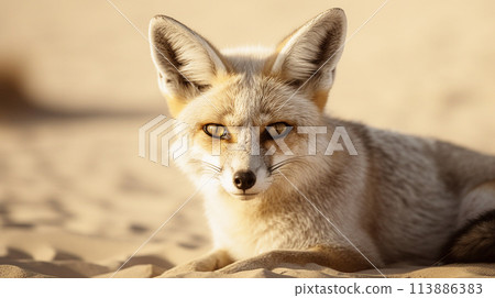 wild bengal fox 113886383