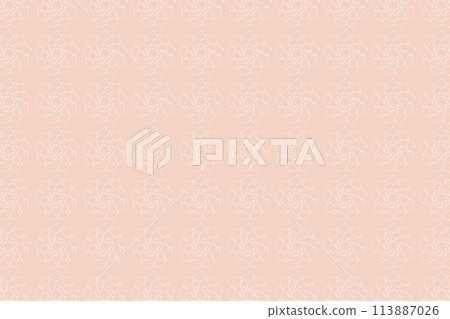 Floral pattern background material 113887026