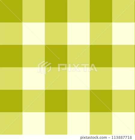 Cute lime green check pattern 113887718