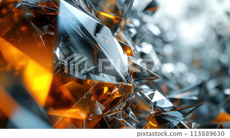 Abstract view of a skyscraper with sunlight 113889630