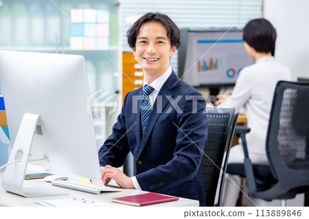 Businessman male Businessman male 113889846