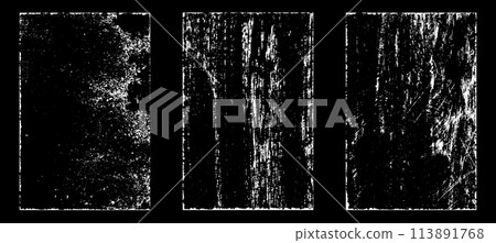 Black and white grunge. Distress overlay texture. Abstract surface dust and rough dirty wall background concept. Distress illustration simply place over object to create grunge effect. Vector EPS10. Black and white grunge. Distress overlay texture. Abstract surface dust and rough dirty wall background concept. Distress illustration simply place over object to create grunge effect. Vector EPS10. 113891768