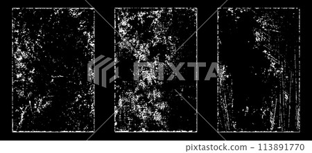 Black and white grunge. Distress overlay texture. Abstract surface dust and rough dirty wall background concept. Distress illustration simply place over object to create grunge effect. Vector EPS10. Black and white grunge. Distress overlay texture. Abstract surface dust and rough dirty wall background concept. Distress illustration simply place over object to create grunge effect. Vector EPS10. 113891770