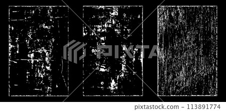 Black and white grunge. Distress overlay texture. Abstract surface dust and rough dirty wall background concept. Distress illustration simply place over object to create grunge effect. Vector EPS10. Black and white grunge. Distress overlay texture. Abstract surface dust and rough dirty wall background concept. Distress illustration simply place over object to create grunge effect. Vector EPS10. 113891774