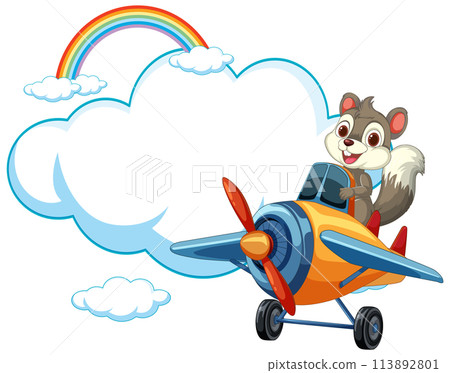 Squirrel Pilot Adventure in the Sky Squirrel Pilot Adventure in the Sky 113892801