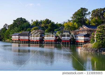 八條池湖畔錦水亭（京都府長岡京市） 113893003