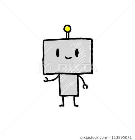 Simple robot (smile) Simple robot (smile) 113895071