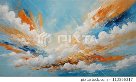 Abstract Skyline at Dusk Abstract Skyline at Dusk 113896317