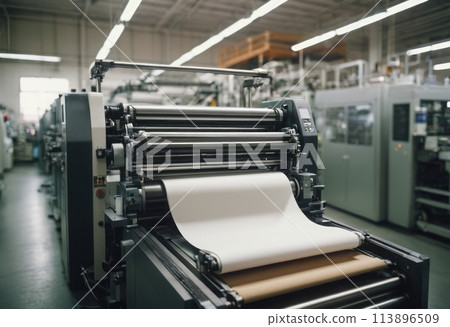 Textile Factory Machine Operation Textile Factory Machine Operation 113896509