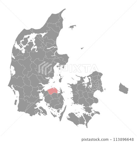 Nordfyn Municipality map, administrative division of Denmark. Vector illustration. 113896648