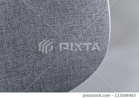 Dark gray fabric background. Gray fabric for furniture Dark gray fabric background. Gray fabric for furniture 113896983