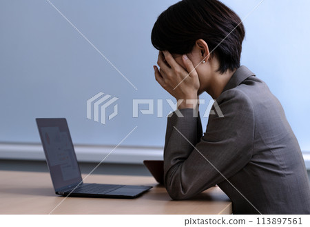 Business person: business scene 113897561