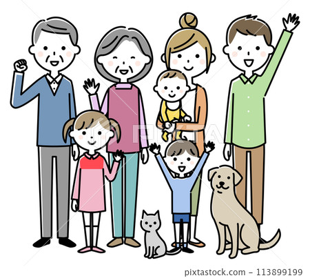 Family three generations 113899199