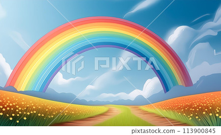 彩虹風景 | Adobe AI 影像編輯解決版權問題 彩虹風景 | Adobe AI 影像編輯解決版權問題 113900845