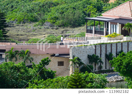 Okinawa Prefecture Miyakojima City Island Heaven Summer Vacation Plane Morning Clouds Shigira Resort Hotel Ueno Shinzato 113902182