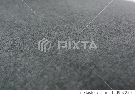 Gray fabric background. Gray fabric for furniture 113902236