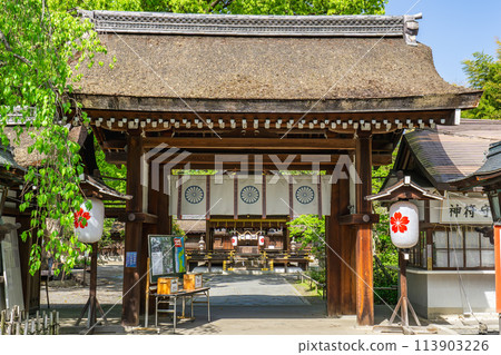 京都市北區平宮本町神道門的平野神社(八姓祖神) 京都市北區平宮本町神道門的平野神社(八姓祖神) 113903226