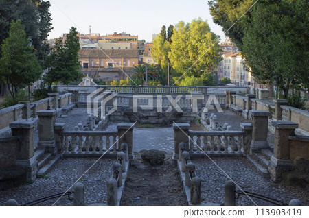 The Nymph Fountain in Rome, Italy. The Nymph Fountain in Rome, Italy. 113903419