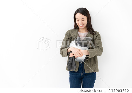 woman with helmet 113903760