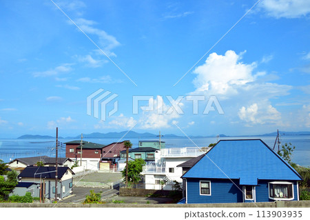 Scenery from the train window on the Kosei Line (Summer 2022) Scenery from the train window on the Kosei Line (Summer 2022) 113903935