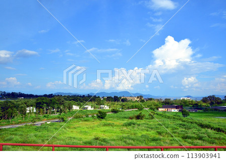 Scenery from the train window on the Kosei Line (Summer 2022) Scenery from the train window on the Kosei Line (Summer 2022) 113903941