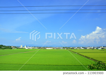 從湖西線車窗看到的景色（2022 年夏季） 113903980