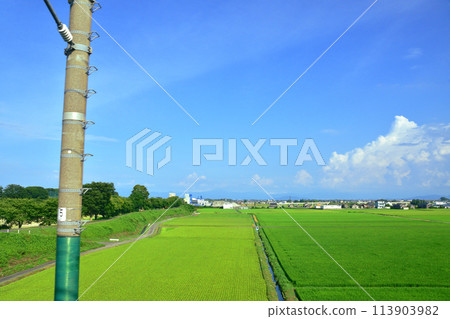 從湖西線車窗看到的景色（2022 年夏季） 113903982